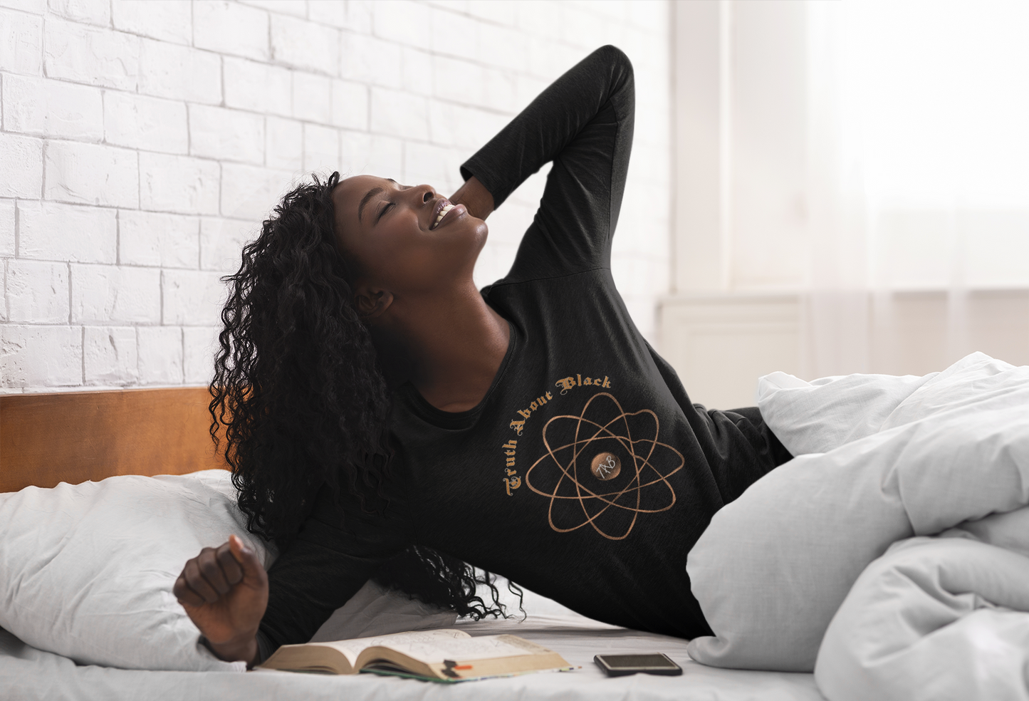 Sophisticated Collection Black Unisex Long Sleeve Tee