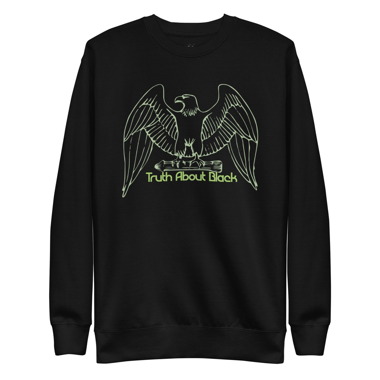Powerful Collection Black Unisex Sweatshirt